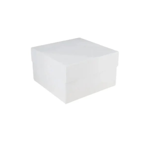 Boîte à gâteaux 25x25 Hauteur 25cm Funcakes - Perle Dorée